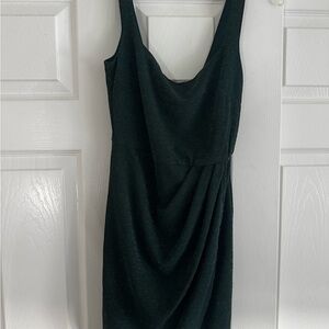 Francesca's Dark Green Mini Dress